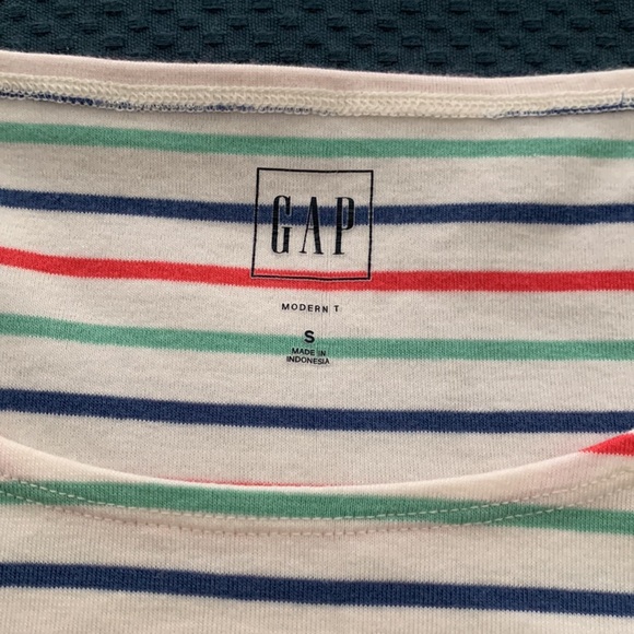 Gap Small Modern T long sleeve striped t - Picture 2 of 2